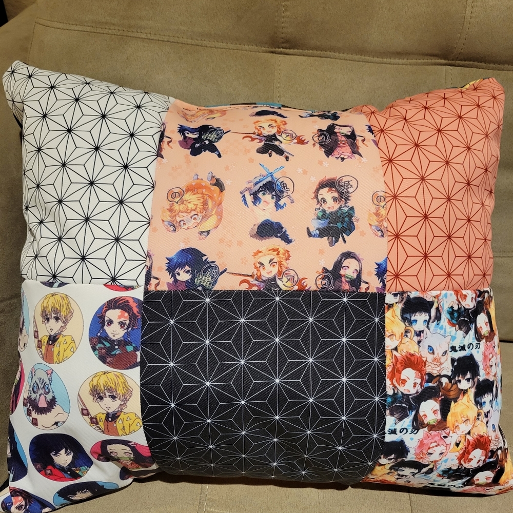 Demon Slayer Quilt Pillow